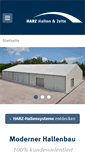 Mobile Screenshot of harz-hallen.de